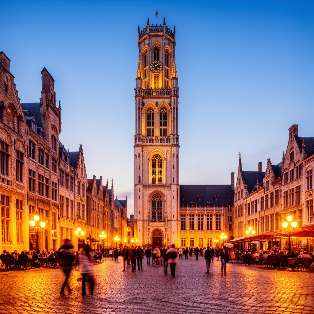 Markt & Belfort Tower in Bruges